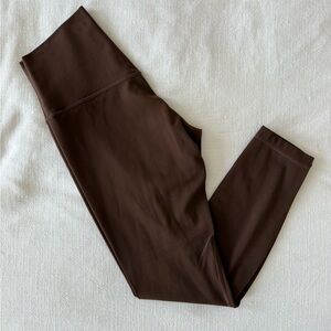 lululemon align brown leggings 25 inch
